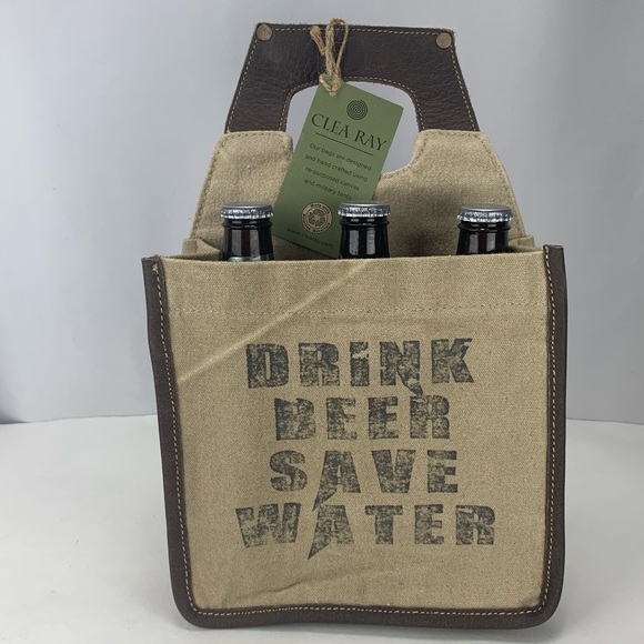 Clea Ray Other - Beer Caddy Made From Repurposed Tent Canvas